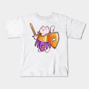 DnD Cats - Paladin Kids T-Shirt